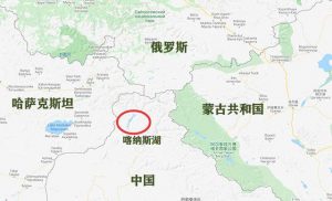 kanas location map