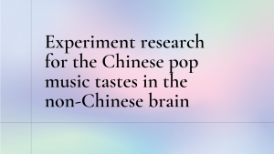 Chinese pop music