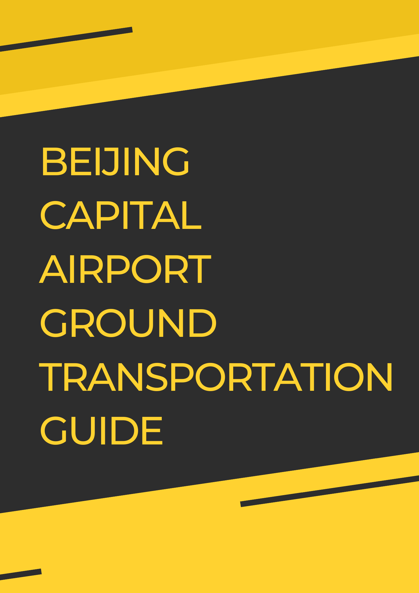 beijing capital airport ground transportation guide