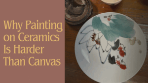 Ceramic paint on pottery