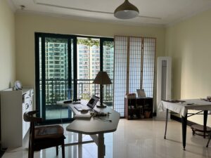 Jingdezhen residency apartment reading room