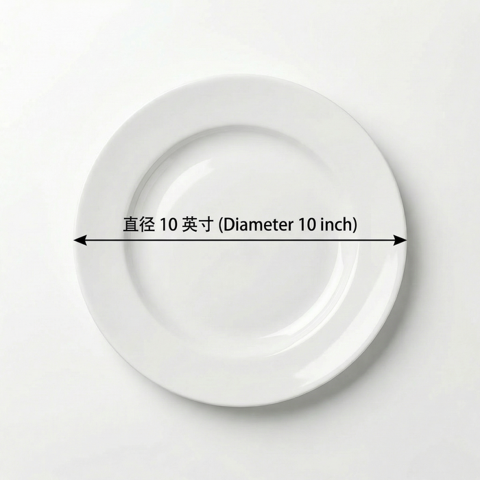 10 inch ceramic plate