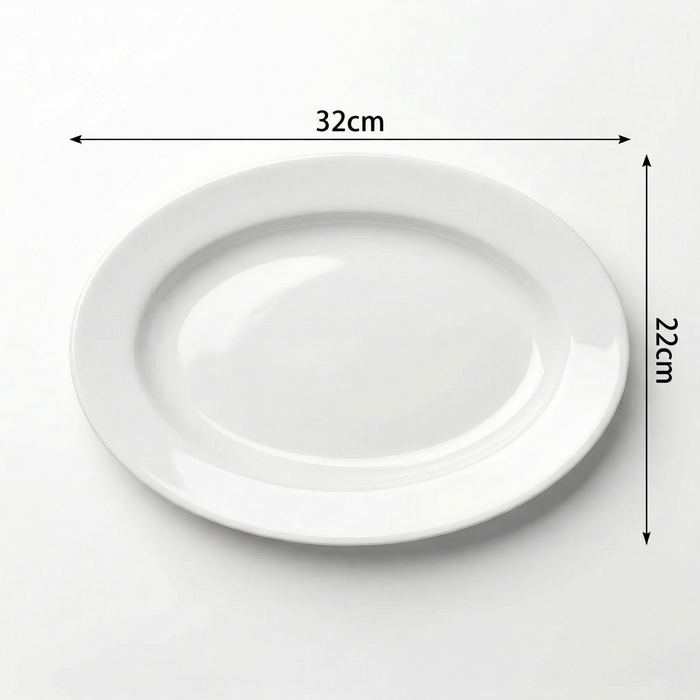 32 cm oval plate