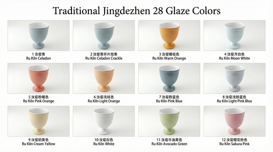 traditional jingdezhen 29 color glazes -6