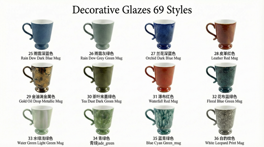 Decorative glazes 69 styles -11