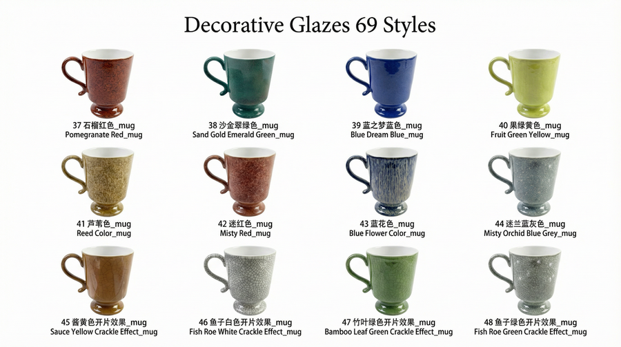 Decorative glazes 69 styles -12