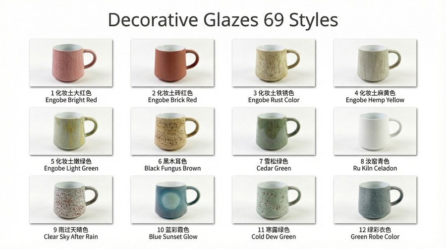 Decorative glazes 69 styles -9