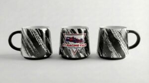 F1 racing car mug