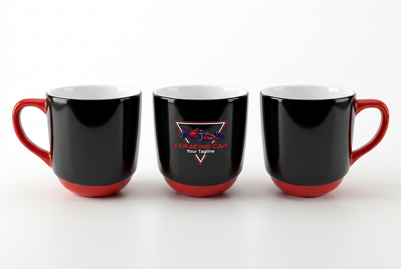 F1 racing car mug
