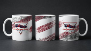 F1 racing car mug