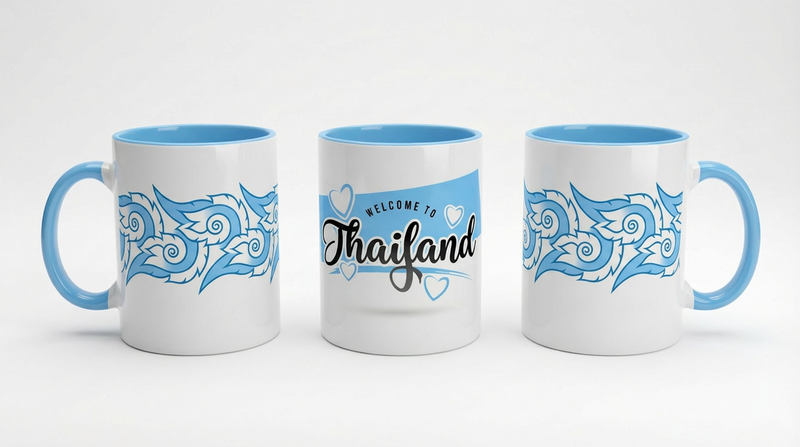 Thailand Blue Mug