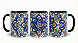 Turkey flower mug
