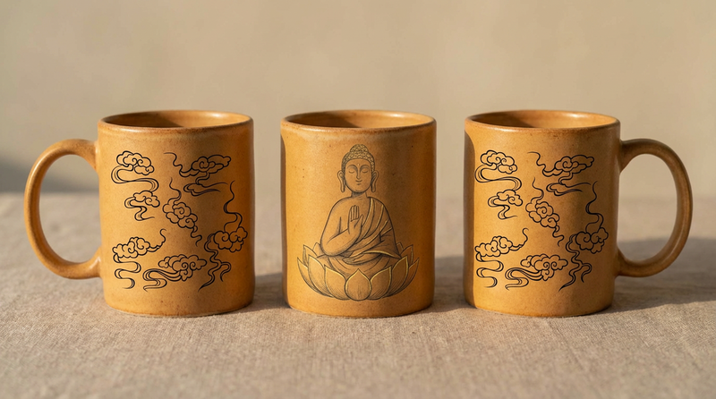 buddha China mug