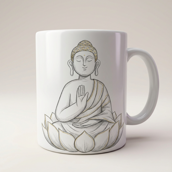 china budha mug