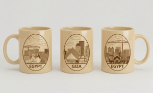 egypt beige mug
