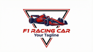 f1 racing car event logo