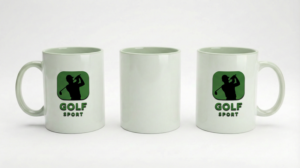 golf mug green
