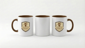 golf mug white