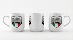 milano white mug