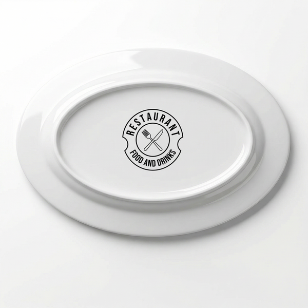 oval plate label