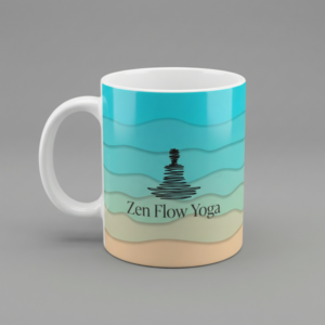 zen flow yoga mug