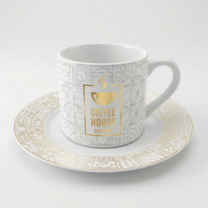 coffee shop cup saucer 1